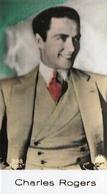 1930-39 De Beukelaer Film Stars (301-400) #398 Charles Rogers Front