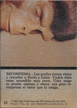 1975 Topps Planet of the Apes (Spanish) #31 Human Bait Back