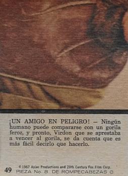 1975 Topps Planet of the Apes (Spanish) #49 A Friend in Need! Back