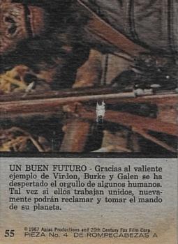 1975 Topps Planet of the Apes (Spanish) #55 One for Our Side! Back