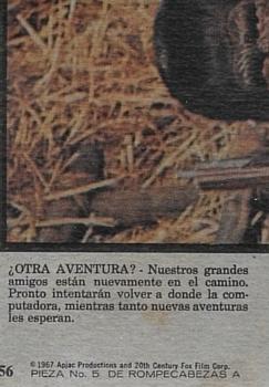 1975 Topps Planet of the Apes (Spanish) #56 Next Stop: Humanity! Back
