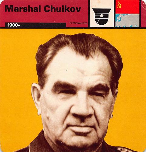 1977 Edito-Service World War II - Deck 70 #13-036-70-01 Marshal Chuikov Front