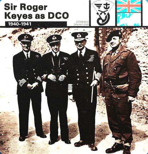 1977 Edito-Service World War II - Deck 74 #13-036-74-06 Sir Roger Keyes as DCO Front