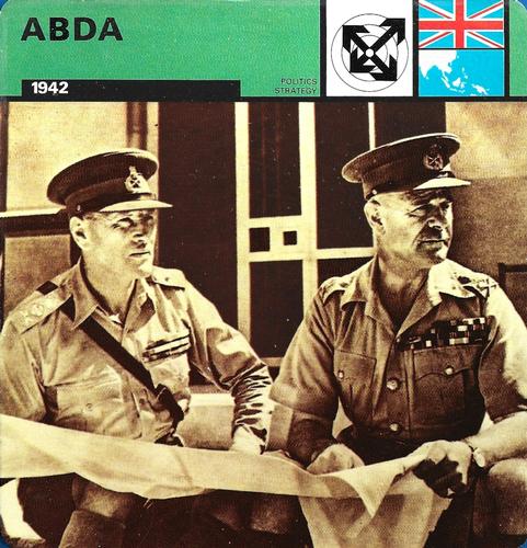 1977 Edito-Service World War II - Deck 75 #13-036-75-14 ABDA Front