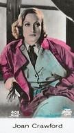 1930-39 De Beukelaer Film Stars (401-500) #409 Joan Crawford Front