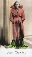 1930-39 De Beukelaer Film Stars (701-800) #730 Joan Crawford Front