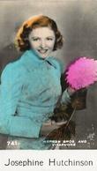 1930-39 De Beukelaer Film Stars (701-800) #741 Josephine Hutchinson Front