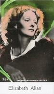 1930-39 De Beukelaer Film Stars (701-800) #794 Elizabeth Allan Front