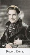 1930-39 De Beukelaer Film Stars (801-900) #814 Robert Donat Front