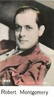 1930-39 De Beukelaer Film Stars (801-900) #839 Robert Montgomery Front