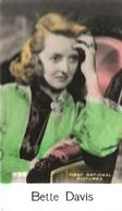 1930-39 De Beukelaer Film Stars (801-900) #856 Bette Davis Front