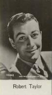1930-39 De Beukelaer Film Stars (1001-1100) #1043 Robert Taylor Front