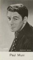 1930-39 De Beukelaer Film Stars (1001-1100) #1092 Paul Muni Front