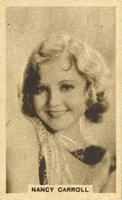 1930 Caley's Chocolates Film Stars #NNO Nancy Carroll Front