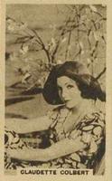 1930 Caley's Chocolates Film Stars #NNO Claudette Colbert Front