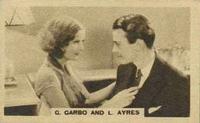 1930 Caley's Chocolates Film Stars #NNO Greta Garbo / Lew Ayres Front