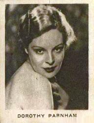 1933 Allen's Movie Stars #8 Dorothy Parnham Front