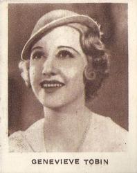1933 Allen's Movie Stars #9 Genevieve Tobin Front