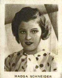 1933 Allen's Movie Stars #17 Magda Schneider Front