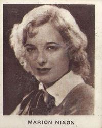 1933 Allen's Movie Stars #42 Marion Nixon Front