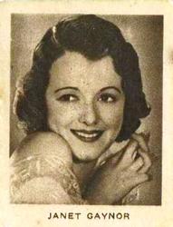 1933 Allen's Movie Stars #54 Janet Gaynor Front
