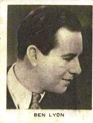 1933 Allen's Movie Stars #67 Ben Lyon Front
