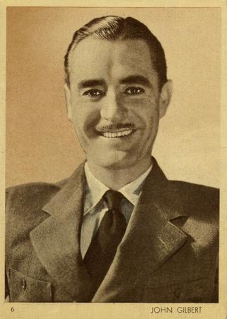 1930-39 Aguila Chocolate Movie Star Premiums #6 John Gilbert Front