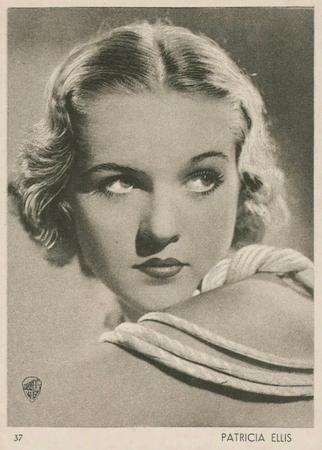 1930-39 Aguila Chocolate Movie Star Premiums #37 Patricia Ellis Front