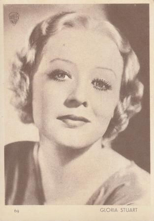 1930-39 Aguila Chocolate Movie Star Premiums #69 Gloria Stuart Front