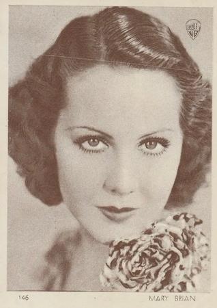 1930-39 Aguila Chocolate Movie Star Premiums #146 Mary Brian Front