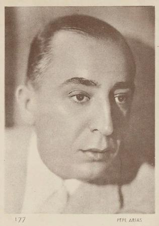 1930-39 Aguila Chocolate Movie Star Premiums #177 Pepe Arias Front