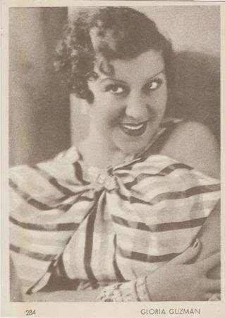 1930-39 Aguila Chocolate Movie Star Premiums #284 Gloria Guzman Front
