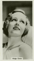 1939 R.J. Lea Famous Film Stars #18 Madge Evans Front