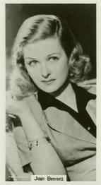 1939 R.J. Lea Famous Film Stars #40 Joan Bennett Front