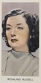 1939 Abdulla & Co. Screen Stars #13 Rosalind Russell Front