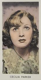 1939 Abdulla & Co. Screen Stars #20 Cecilia Parker Front
