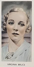 1939 Abdulla & Co. Screen Stars #32 Virginia Bruce Front