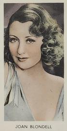 1939 Abdulla & Co. Screen Stars #38 Joan Blondell Front