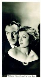 1937 John Sinclair Film Stars #58 William Powell / Myrna Loy Front