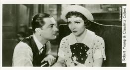 1937 John Sinclair Film Stars #79 Robert Young / Claudette Colbert Front