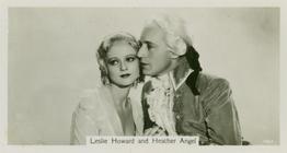 1937 John Sinclair Film Stars #47 Leslie Howard / Heather Angel Front