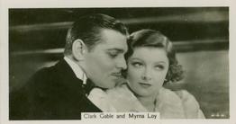 1937 John Sinclair Film Stars #50 Clark Gable / Myrna Loy Front