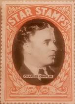 1934 Girls' Mirror Star Stamps #NNO Charles Chaplin Front