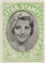 1934 Girls' Mirror Star Stamps #NNO Peggy Shannon Front