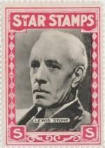 1934 Girls' Mirror Star Stamps #NNO Lewis Stone Front