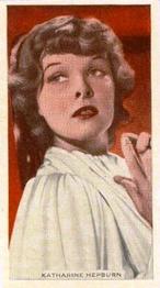 1935 Godfrey Phillips Stage and Cinema Beauties #7 Katharine Hepburn Front