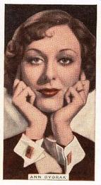 1935 Godfrey Phillips Stage and Cinema Beauties #29 Ann Dvorak Front