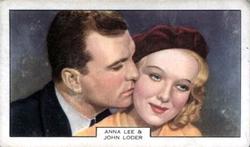 1938 Summit Screen Lovers #38 Anna Lee / John Loder Front