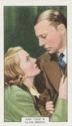 1938 Summit Screen Lovers #44 Ann Todd / Clive Brook Front