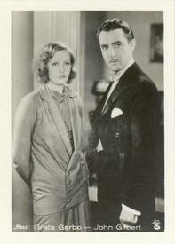 1930-39 A. Batschari Mercedes Filmbilder Series 5 #36 Greta Garbo / John Gilbert Front